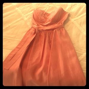 Peachy pink spring dress
